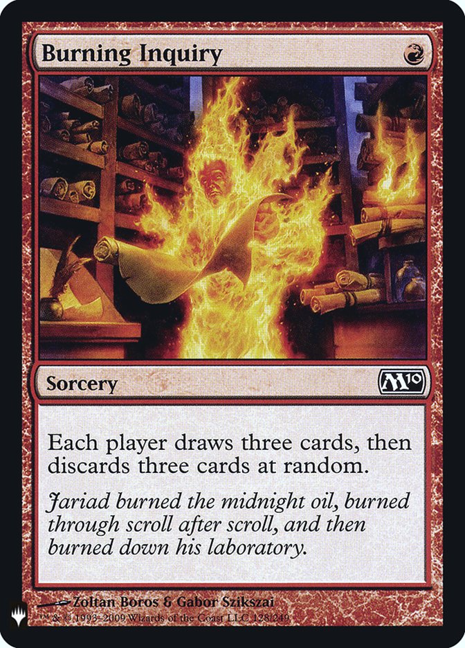 Burning Inquiry 128 (The List Reprints)  | Good Games Adelaide SA