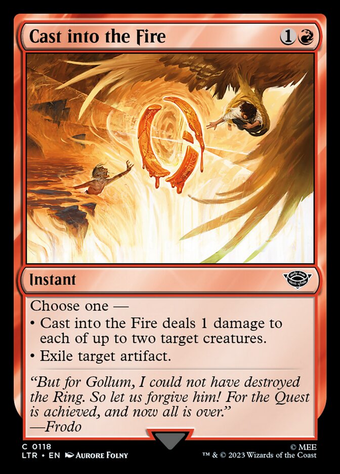Cast into the Fire 118 (Universes Beyond: The Lord of the Rings: Tales of Middle-earth)  | Good Games Adelaide SA