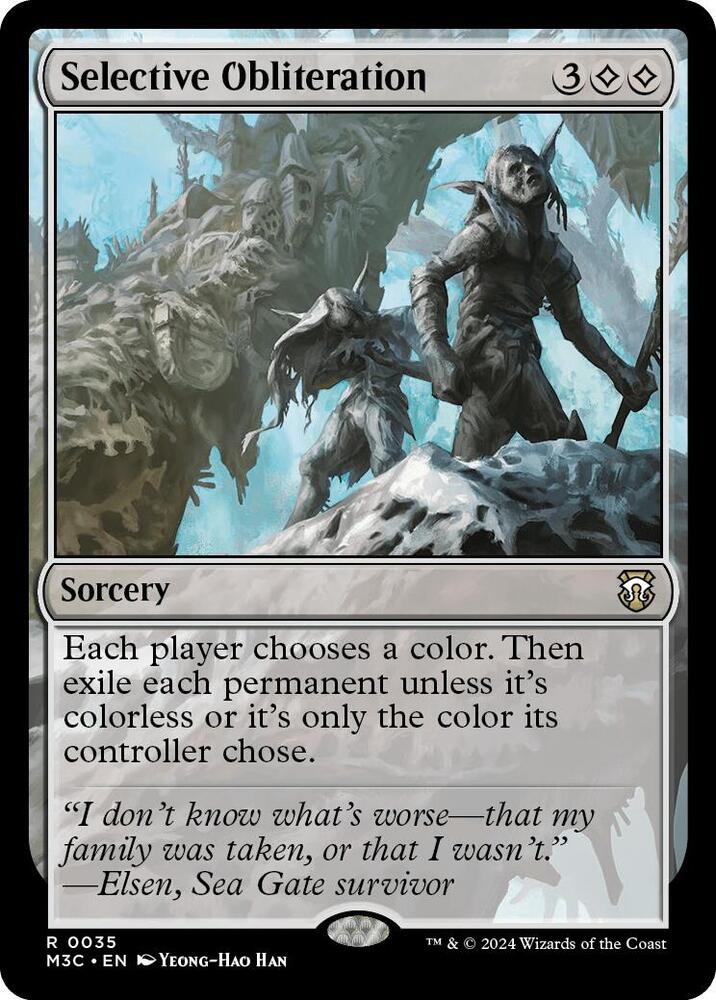 Selective Obliteration 35/411 (Commander: Modern Horizons 3)  - Ripple Foil | Good Games Adelaide SA