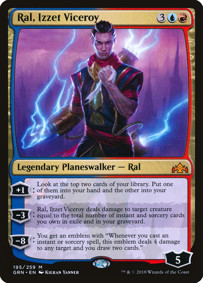 Ral, Izzet Viceroy 195 (Guilds of Ravnica)  - Foil | Good Games Adelaide SA