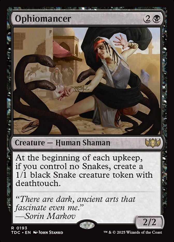 Ophiomancer 193 (Commander: Tarkir: Dragonstorm)  | Good Games Adelaide SA