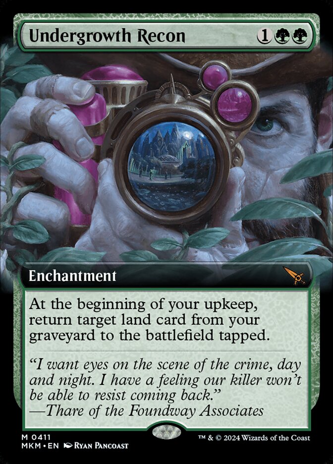 Undergrowth Recon 411 (Murders at Karlov Manor)  - Foil | Good Games Adelaide SA