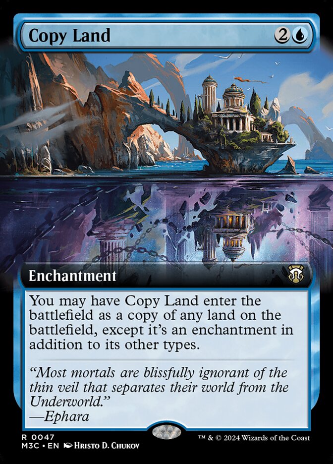 Copy Land 47/411 (Commander: Modern Horizons 3)  - Extended Art | Good Games Adelaide SA