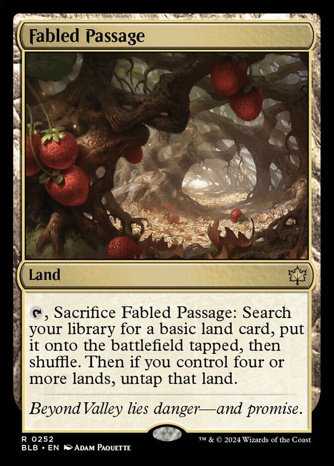 Fabled Passage 252 (Bloomburrow)  - Foil | Good Games Adelaide SA