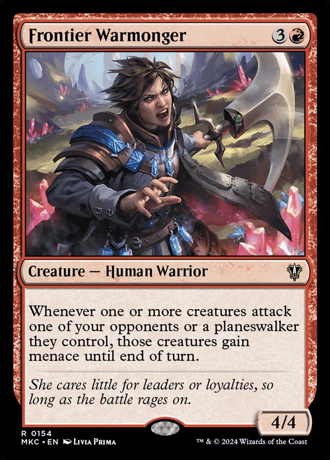 Frontier Warmonger 154 (Commander: Murders at Karlov Manor)  | Good Games Adelaide SA