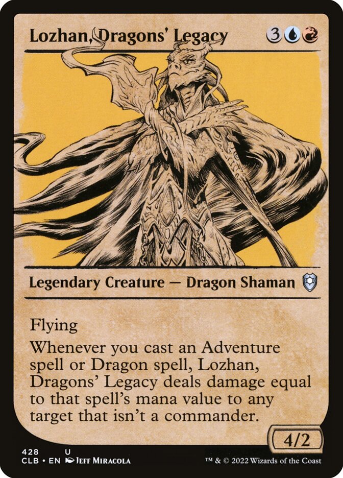 Lozhan, Dragons' Legacy 428 (Commander Legends: Battle for Baldur's Gate)  | Good Games Adelaide SA