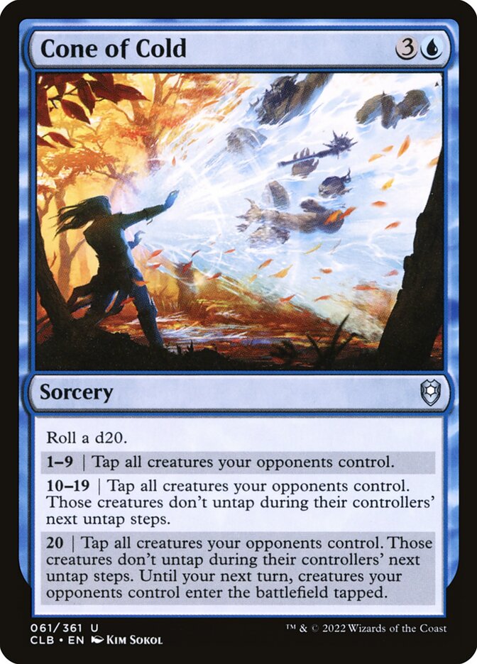 Cone of Cold 61 (Commander Legends: Battle for Baldur's Gate)  - Foil | Good Games Adelaide SA