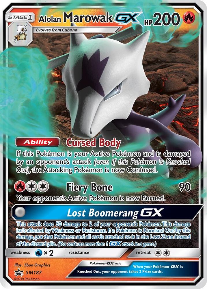 Alolan Marowak GX SM187 (SM Promos)  - Holofoil | Good Games Adelaide SA