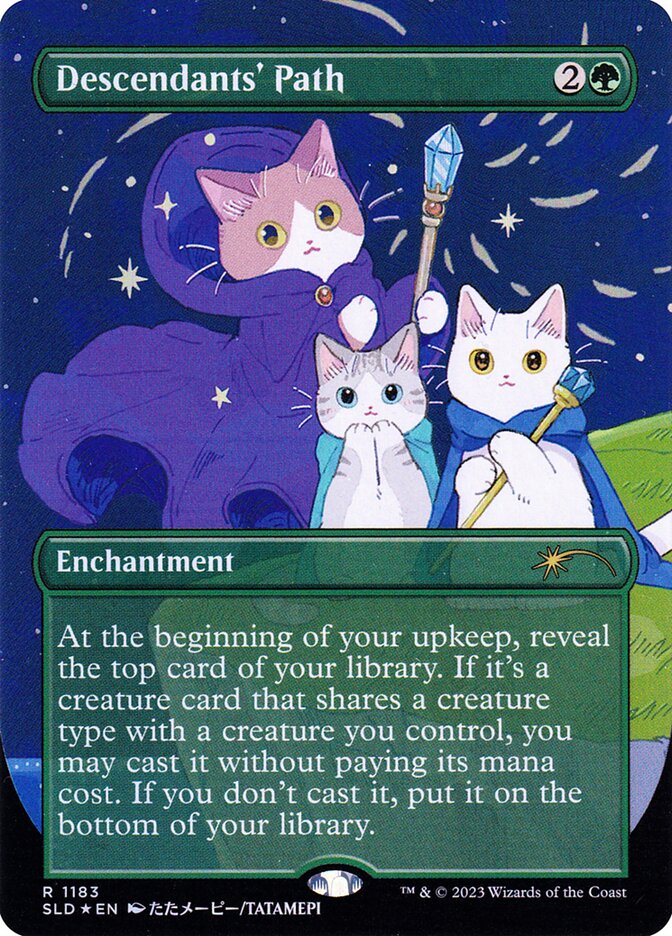 Descendants' Path 1183 (Secret Lair Drop Series)  - Foil | Good Games Adelaide SA