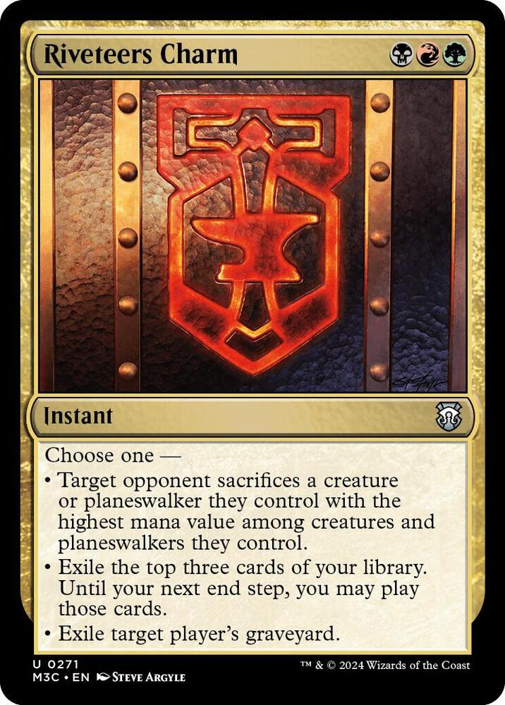 Riveteers Charm 271/411 (Commander: Modern Horizons 3)  - Ripple Foil | Good Games Adelaide SA