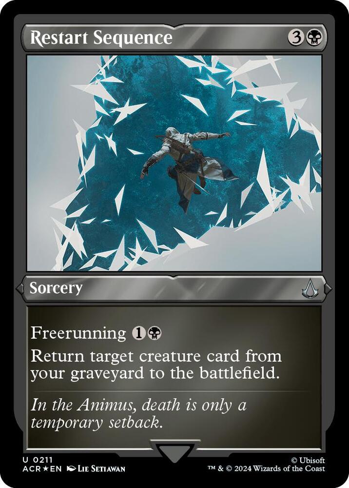 Restart Sequence 211 (Universes Beyond: Assassin's Creed)  - Foil | Good Games Adelaide SA