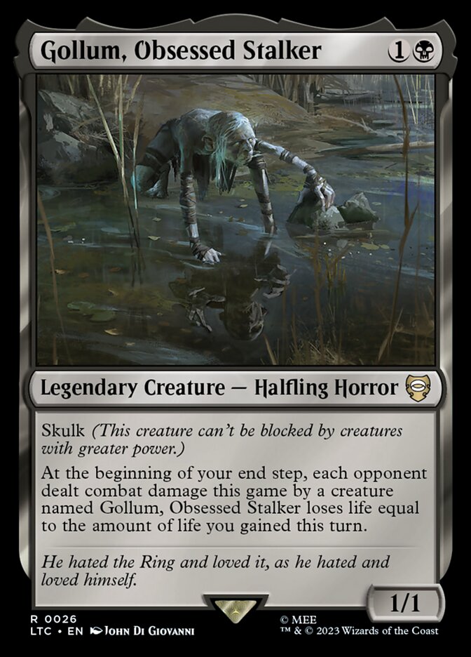 Gollum, Obsessed Stalker 26 (Commander: The Lord of the Rings: Tales of Middle-earth)  | Good Games Adelaide SA