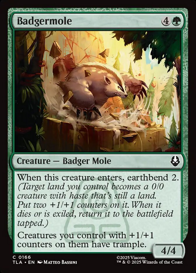 Badgermole 166 (Avatar: The Last Airbender)  - Foil | Good Games Adelaide SA