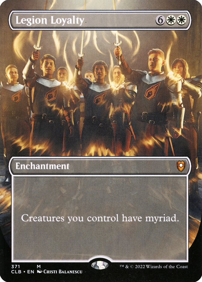 Legion Loyalty Borderless 371 (Commander Legends: Battle for Baldur's Gate)  | Good Games Adelaide SA