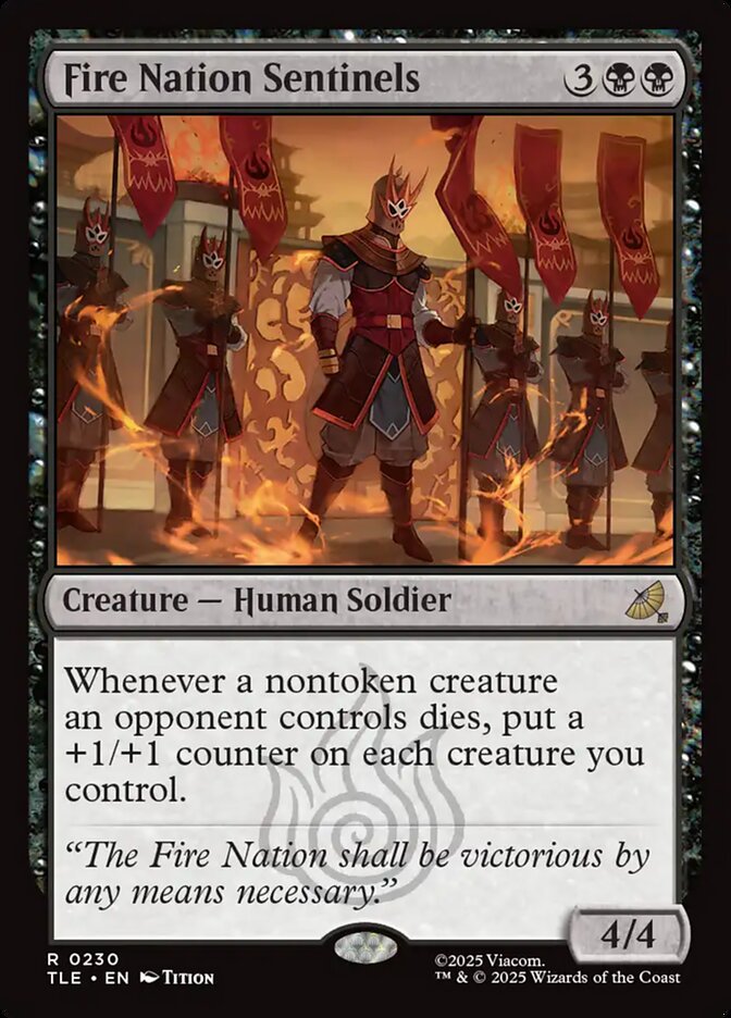 Fire Nation Sentinels 230 (Avatar: The Last Airbender: Eternal-Legal)  - Foil | Good Games Adelaide SA
