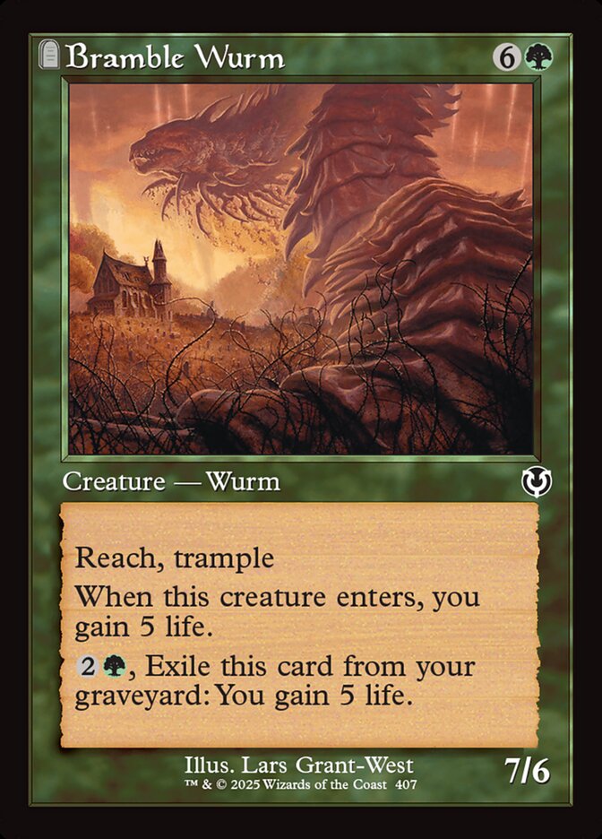 Bramble Wurm 407 (Innistrad Remastered)  - Foil | Good Games Adelaide SA