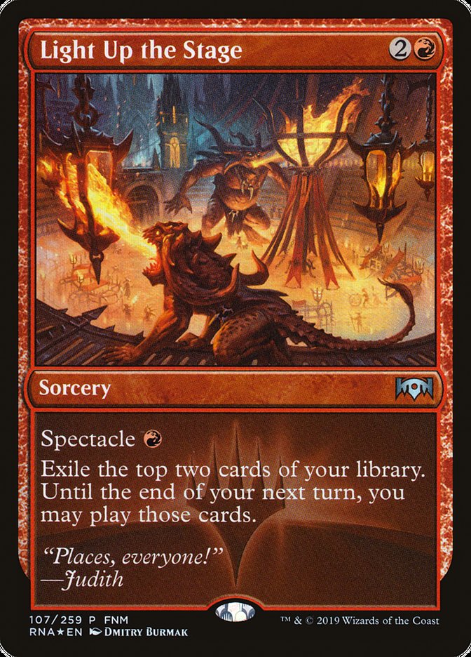 Light Up the Stage 107 (FNM Promos)  - Foil | Good Games Adelaide SA