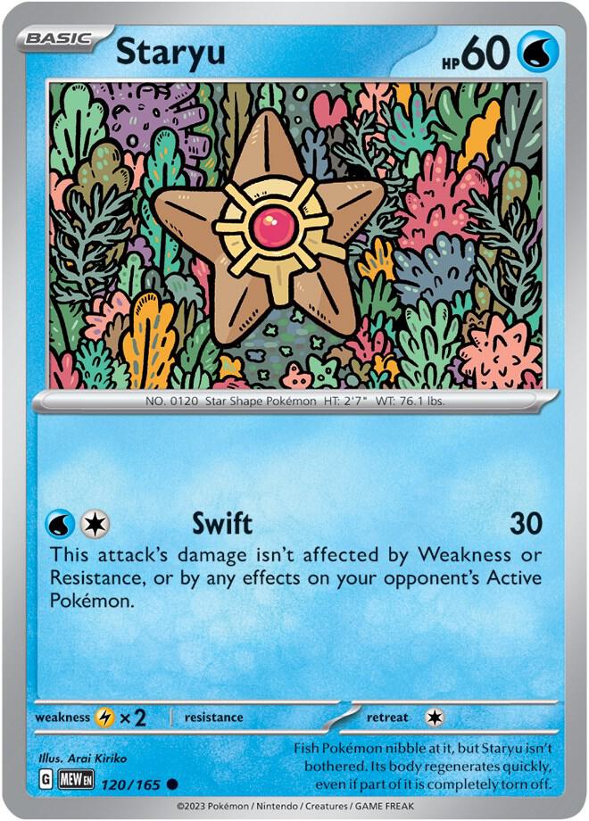 Staryu 120/165 (SV: Scarlet & Violet 151)  | Good Games Adelaide SA