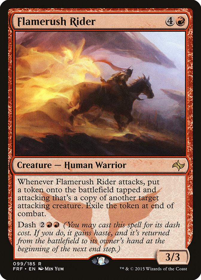 Flamerush Rider 99 (Fate Reforged)  - Foil | Good Games Adelaide SA