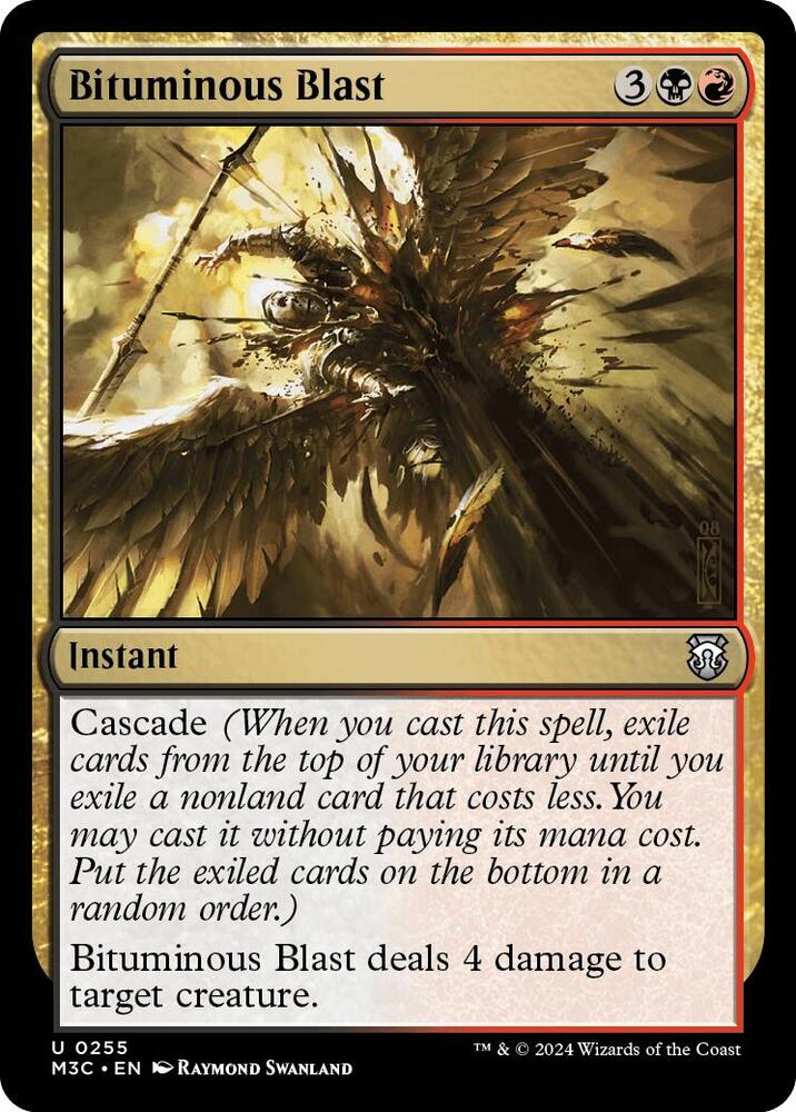 Bituminous Blast 255/411 (Commander: Modern Horizons 3)  - Ripple Foil | Good Games Adelaide SA