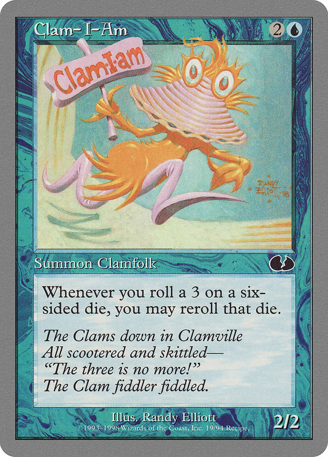 Clam-I-Am 19 (Unglued)  | Good Games Adelaide SA