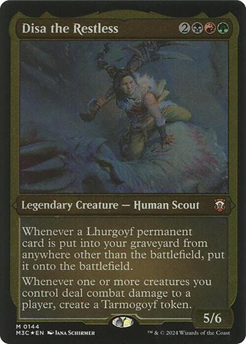 Disa the Restless Display Commander Thick Stock 144 (Commander: Modern Horizons 3)  - Foil | Good Games Adelaide SA