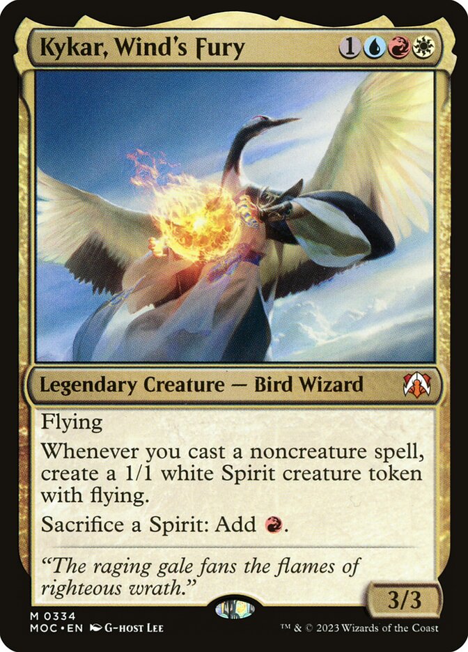 Kykar, Wind's Fury 334 (Commander: March of the Machine)  | Good Games Adelaide SA