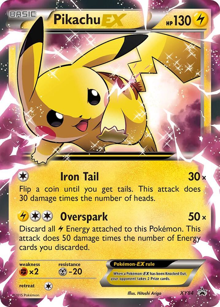 Pikachu EX XY84 (XY Promos)  - Holofoil | Good Games Adelaide SA