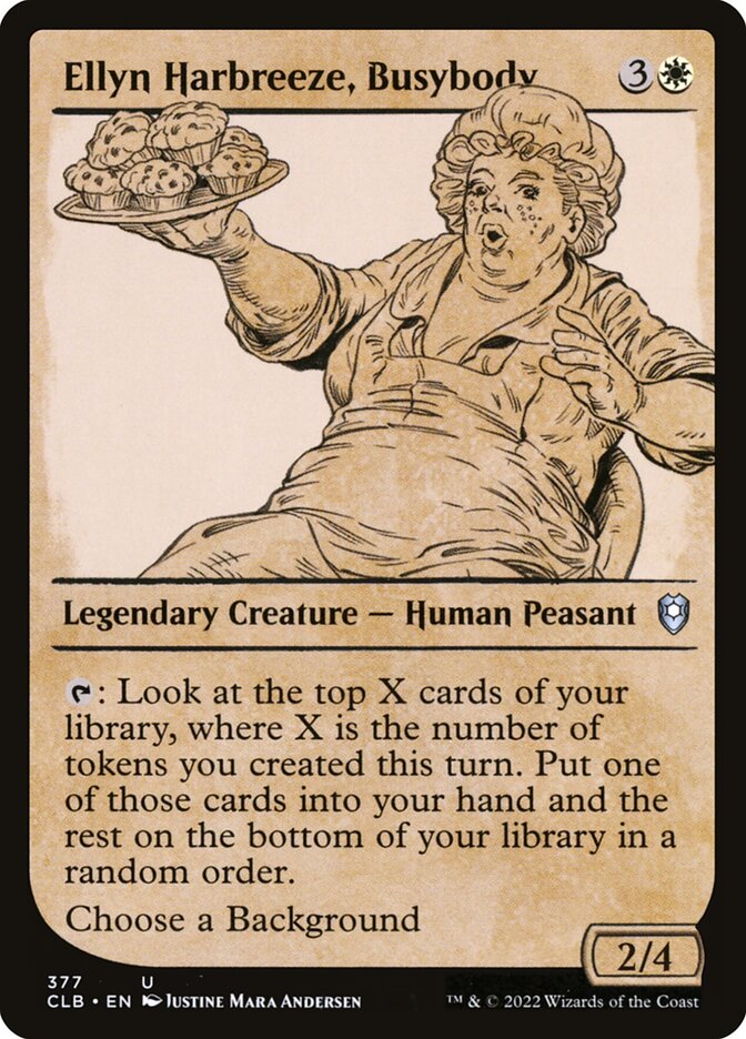 Ellyn Harbreeze, Busybody 377 (Commander Legends: Battle for Baldur's Gate)  | Good Games Adelaide SA