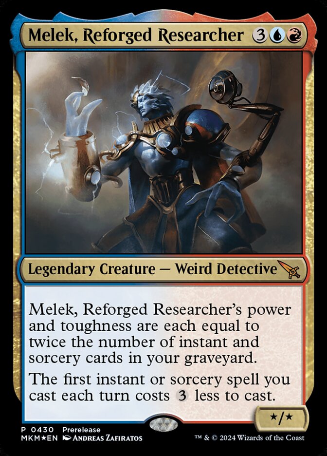 Melek Reforged Researcher 430 (Prerelease Cards)  - Foil | Good Games Adelaide SA