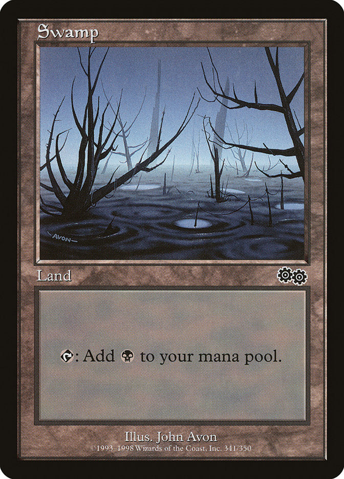 Swamp 341 (Urza's Saga)  | Good Games Adelaide SA