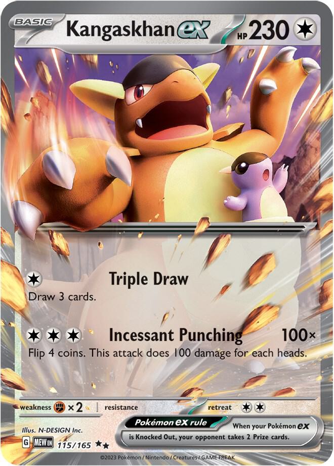 Kangaskhan ex 115/165 (SV: Scarlet & Violet 151)  - Holofoil | Good Games Adelaide SA