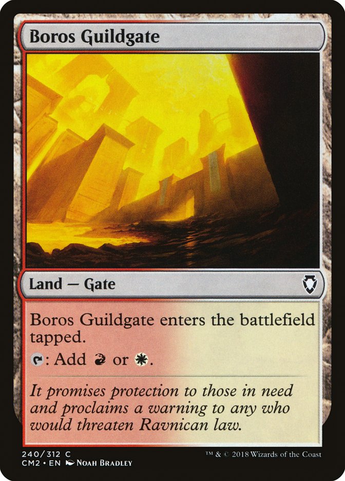 Boros Guildgate 240 (Commander Anthology Volume II)  | Good Games Adelaide SA