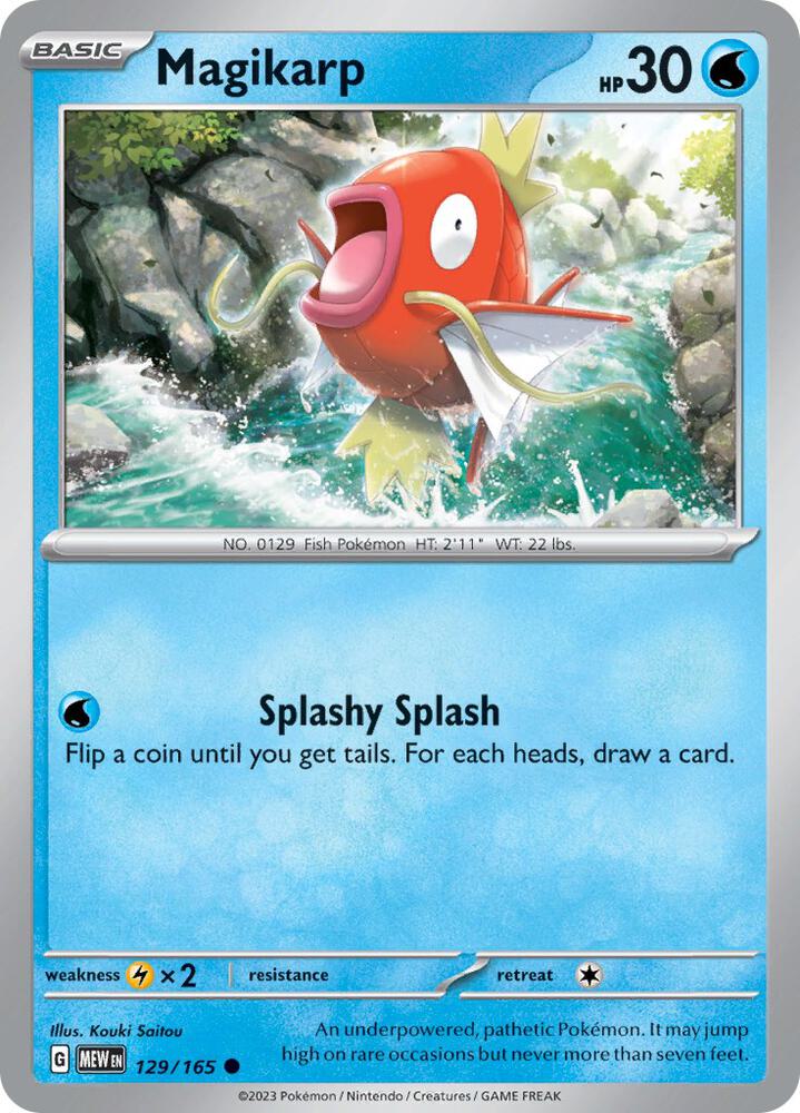 Magikarp 129/165 (SV: Scarlet & Violet 151)  | Good Games Adelaide SA