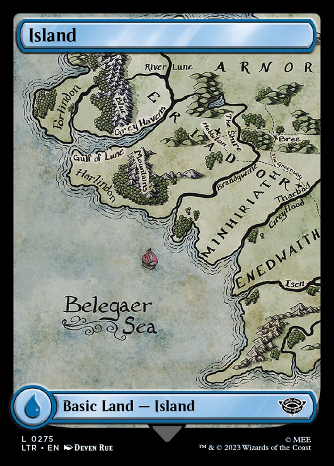Island 275 (Universes Beyond: The Lord of the Rings: Tales of Middle-earth)  | Good Games Adelaide SA