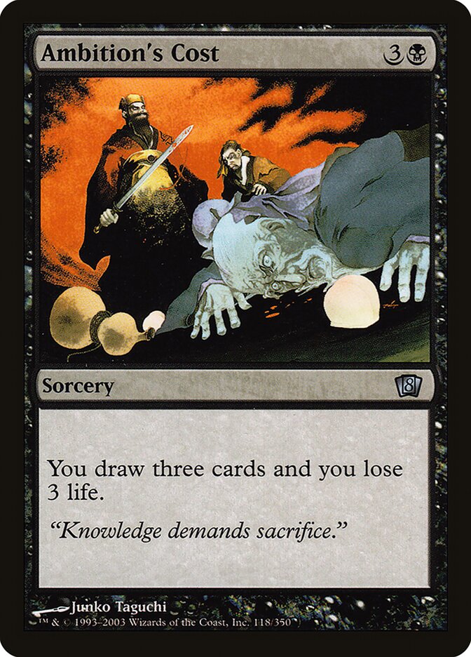 Ambition's Cost 118 (8th Edition)  - Foil | Good Games Adelaide SA