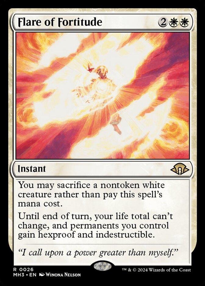 Flare of Fortitude 26 (Modern Horizons 3)  - Foil | Good Games Adelaide SA