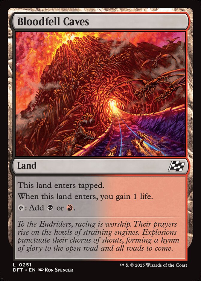 Bloodfell Caves 251 (Aetherdrift)  - Foil | Good Games Adelaide SA