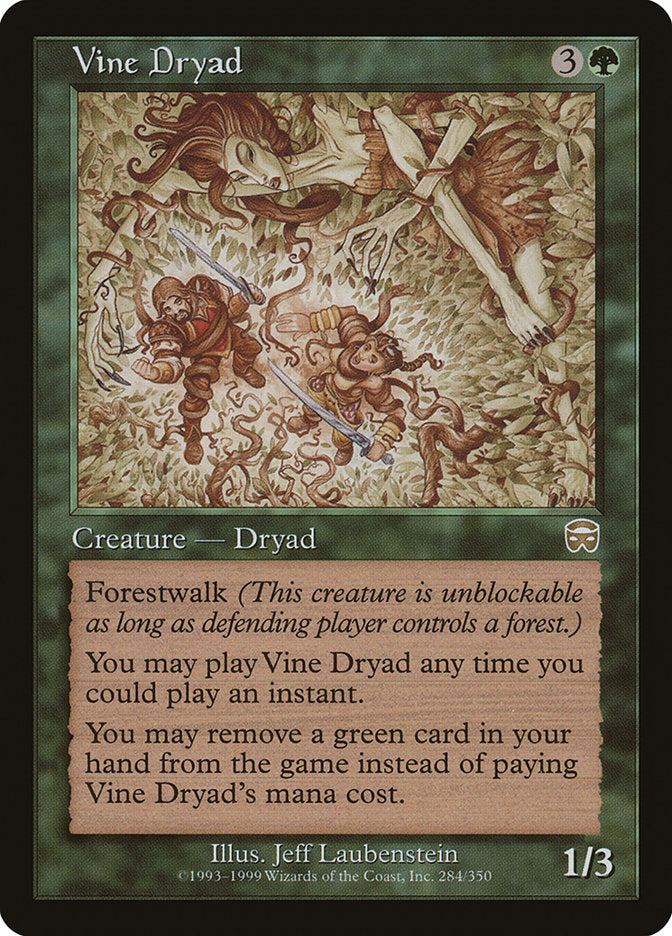 Vine Dryad 284 (Mercadian Masques)  | Good Games Adelaide SA