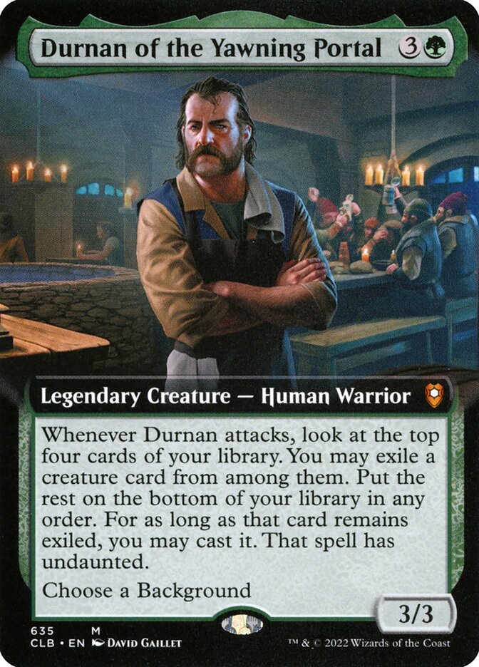 Durnan of the Yawning Portal 635 (Commander Legends: Battle for Baldur's Gate)  - Foil | Good Games Adelaide SA