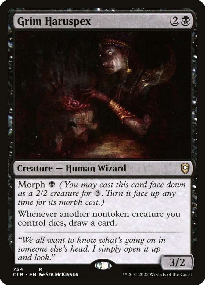 Grim Haruspex 754 (Commander Legends: Battle for Baldur's Gate)  | Good Games Adelaide SA