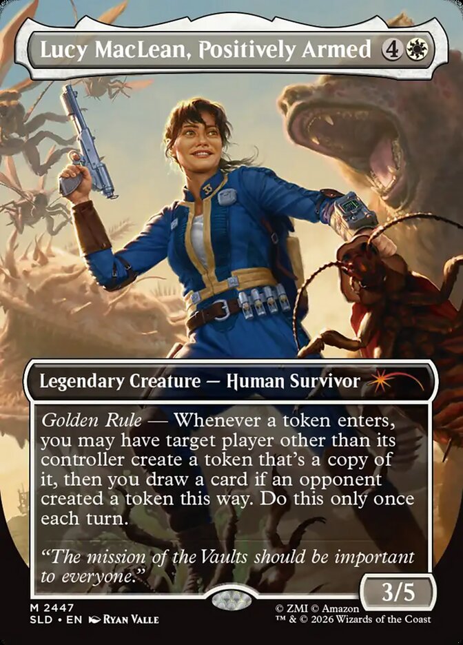 Lucy MacLean, Positively Armed 2447 (Secret Lair Drop Series)  - Foil | Good Games Adelaide SA