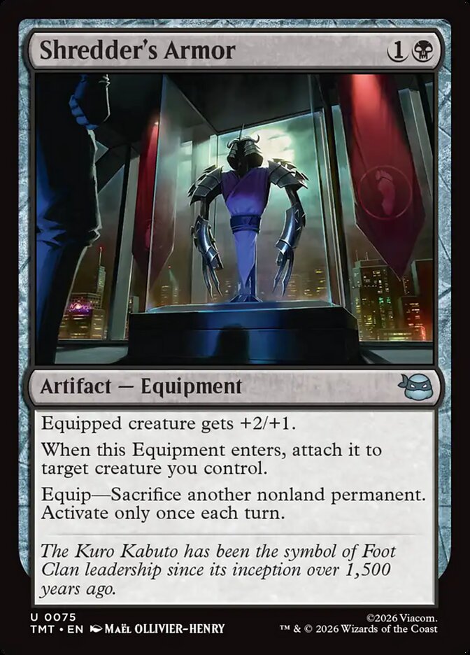 Shredder's Armor 75 (Teenage Mutant Ninja Turtles)  - Foil | Good Games Adelaide SA