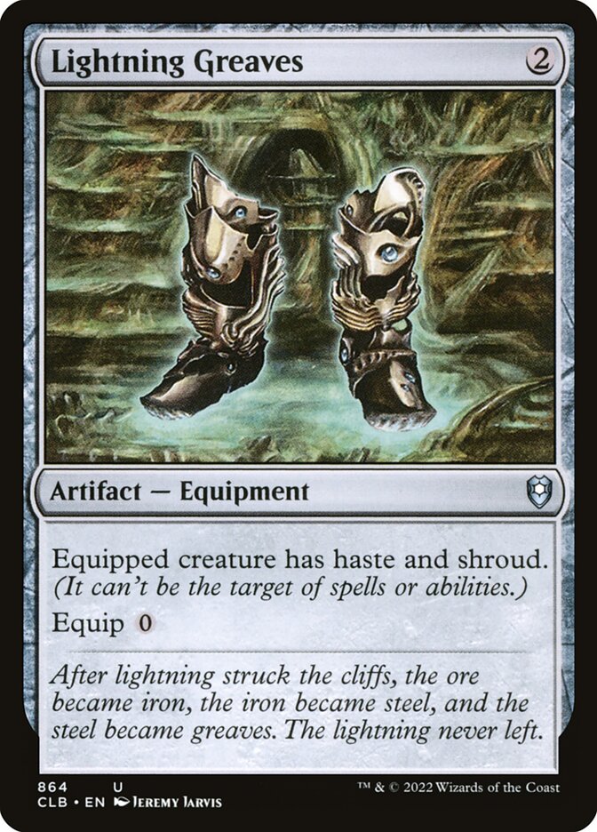 Lightning Greaves 864 (Commander Legends: Battle for Baldur's Gate)  | Good Games Adelaide SA