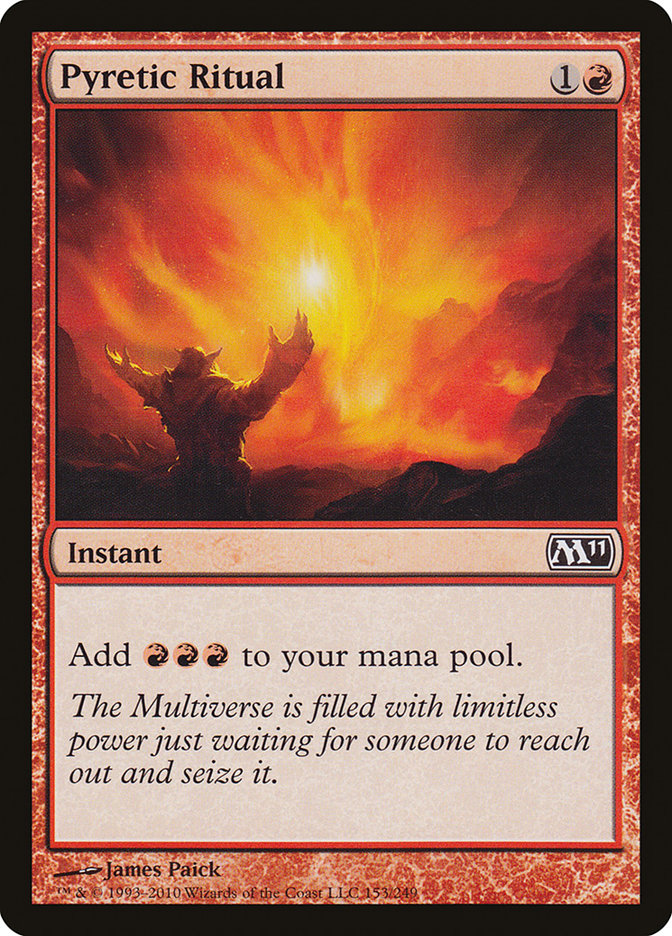 Pyretic Ritual 153 (Magic 2011 (M11))  - Foil | Good Games Adelaide SA