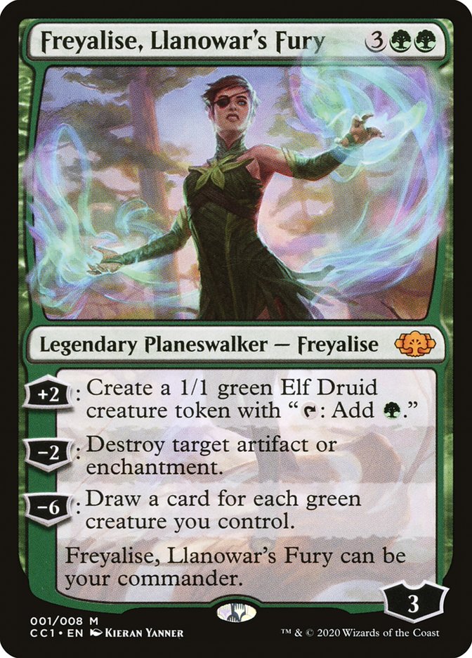 Freyalise, Llanowar's Fury 1 (Commander Collection: Green)  | Good Games Adelaide SA
