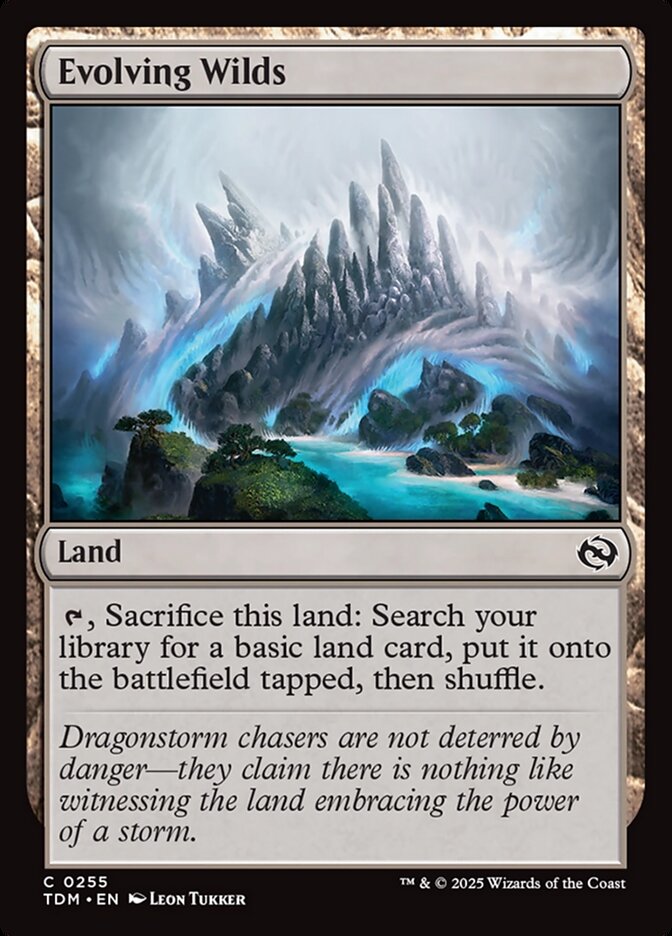 Evolving Wilds 255 (Tarkir: Dragonstorm)  - Foil | Good Games Adelaide SA