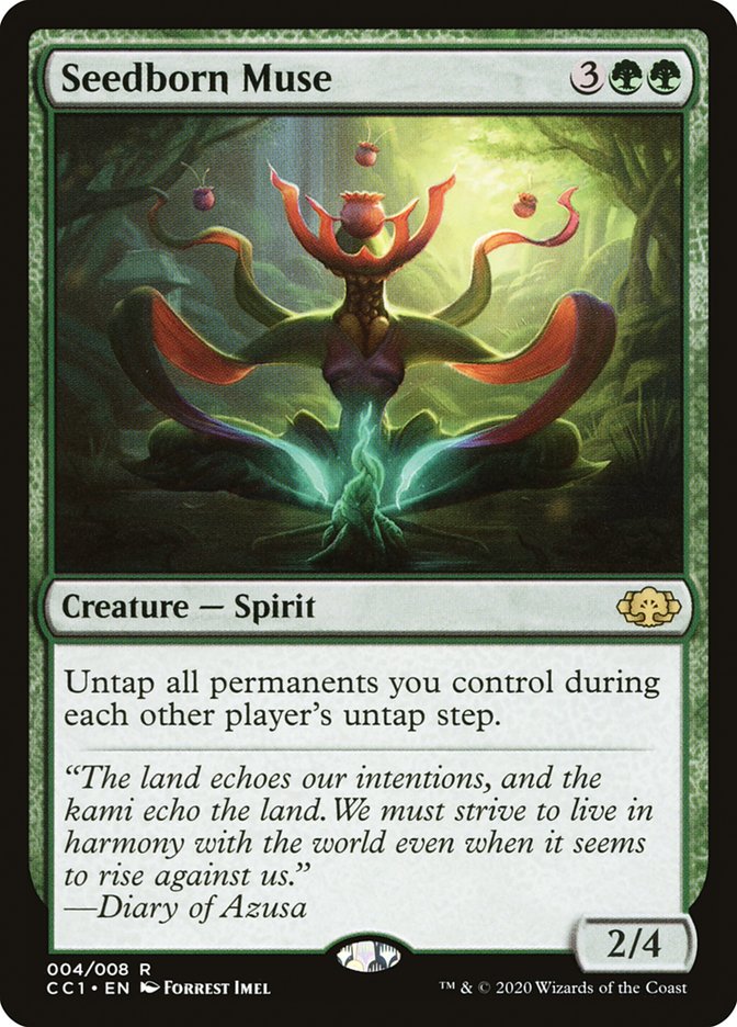 Seedborn Muse 4 (Commander Collection: Green)  - Foil | Good Games Adelaide SA