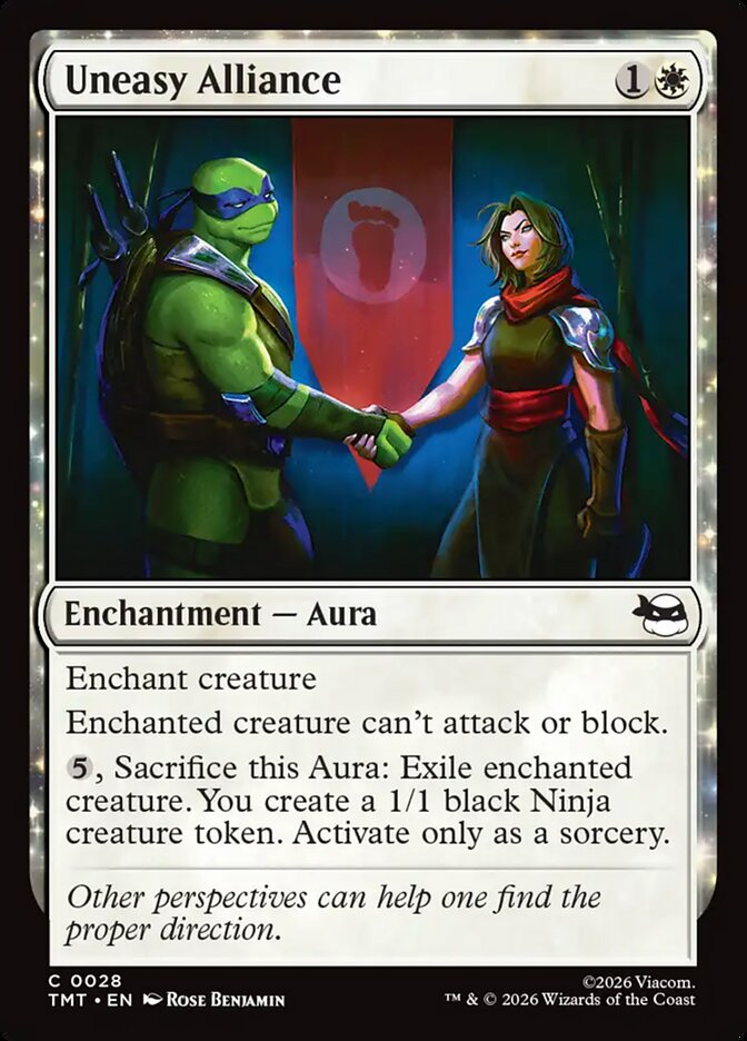 Uneasy Alliance 28 (Teenage Mutant Ninja Turtles)  - Foil | Good Games Adelaide SA