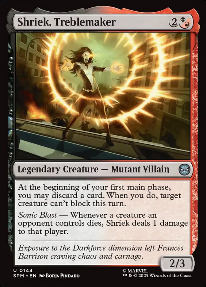 Shriek, Treblemaker 144 (Marvel's Spider-Man)  - Foil | Good Games Adelaide SA
